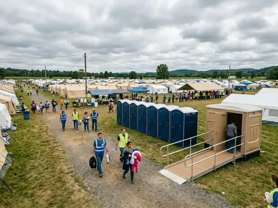 disaster-relief-camp-restrooms-010 — frequently asked questions, Dumpster & Portable Bathrooms Rental in Sherrelwood, CO